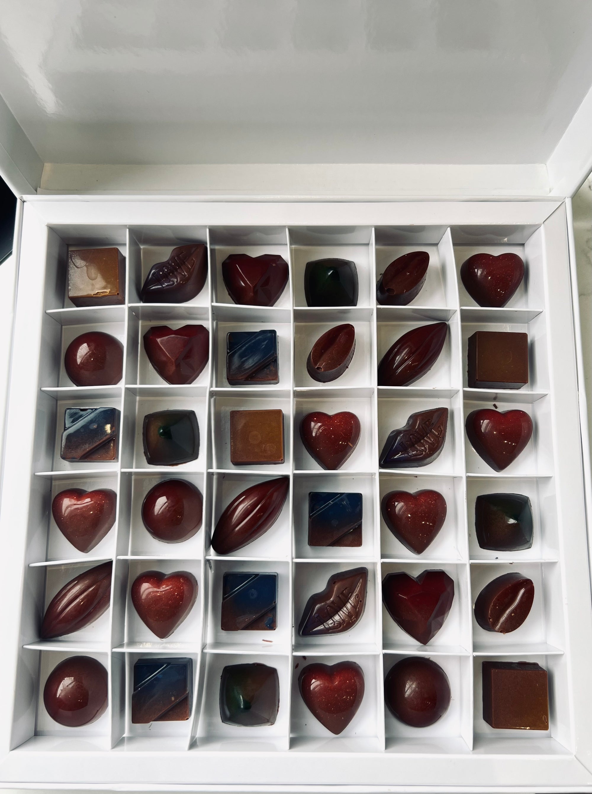 Box of 36 chocolates